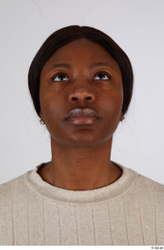 Head Woman Black Casual Slim Street photo references